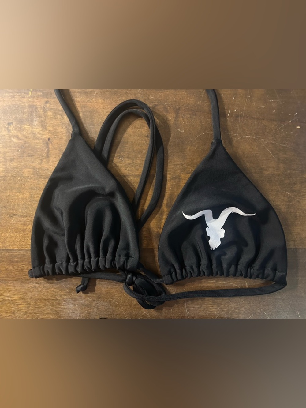 New no Tags Ignite Co by Dan Bilzerian Black & White Tri-Top Rio Bottom Bikini - Picture 8 of 13